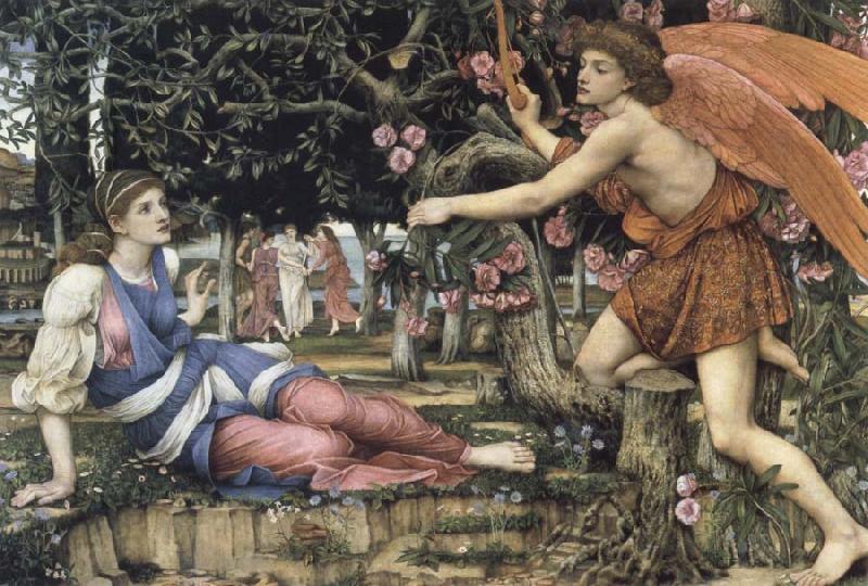 John Roddam Spencer Stanhope Love and the Maiden oil painting image